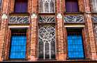 Colorful Medieval Copernicus House, Torun, Poland. Birthplace in 1453 of Nicolaus Copernicus. Art Print